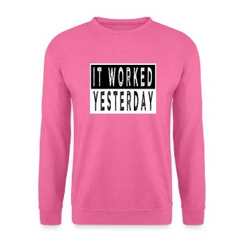 chants de Noël programmation informatique amusant - Sweat-shirt Unisexe - rose - Devant