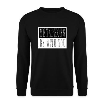 coffeecups school fun reading birthday present - Unisex Sweatshirt - black - Front - Alina (178cm) & Michal (187cm)