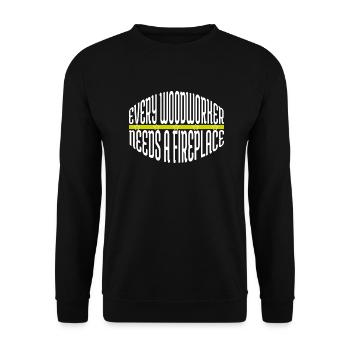 arboriculteur arboriculteur - Sweat-shirt Unisexe - noir - Devant - Alina (178cm) & Michal (187cm)