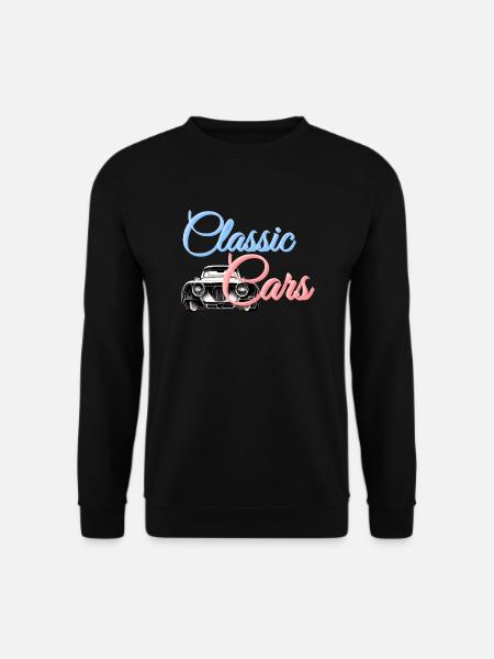 Classic Cars Design 03 - Unisex Pullover - Schwarz