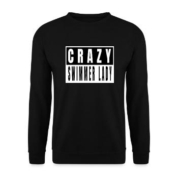 swimming instructor swim hoodies and sweatshirts - Unisex Pullover - Schwarz - Vorne - Alina (178cm) & Michal (187cm)