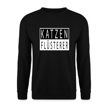 tier statement lieben lustig geschenk witzig cool - Unisex Pullover - Schwarz - Vorne - Alina (178cm) & Michal (187cm)