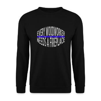 Badge Charpentier Chemises pour bébés et tout-petits - Sweat-shirt Unisexe - noir - Devant - Alina (178cm) & Michal (187cm)