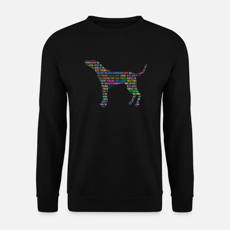 Treeing Walker Coonhound - Unisex Pullover - Schwarz