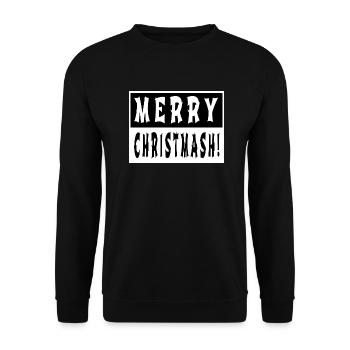 christmas bedroom cool gift dino bike moon quote - Unisex Pullover - Schwarz - Vorne - Alina (178cm) & Michal (187cm)