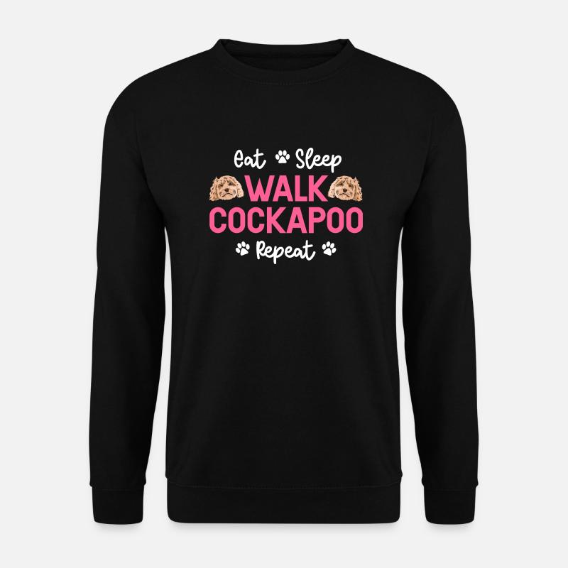 Cockapoo Chien - Sweat-shirt Unisexe - noir