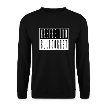 windhund lieblingshund bluthund lustig hunderasse - Unisex Pullover - Schwarz - Vorne - Alina (178cm) & Michal (187cm)