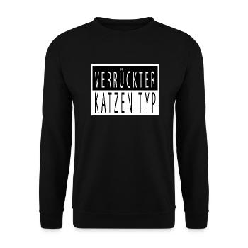 geek großkatze falbkatze spruch geburtstag spaß - Unisex Pullover - Schwarz - Vorne - Alina (178cm) & Michal (187cm)