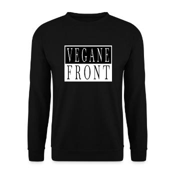 fleischloses essen veganes essen pro vegan veganer - Unisex Pullover - Schwarz - Vorne - Alina (178cm) & Michal (187cm)