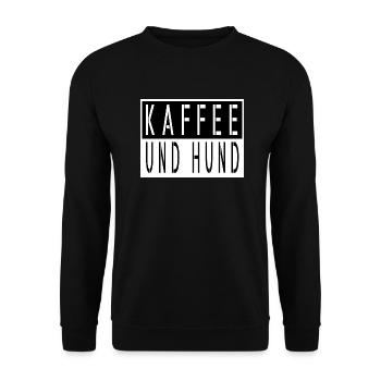 lieblingshund lustig boxer haustier morgenmuffel - Unisex Pullover - Schwarz - Vorne - Alina (178cm) & Michal (187cm)