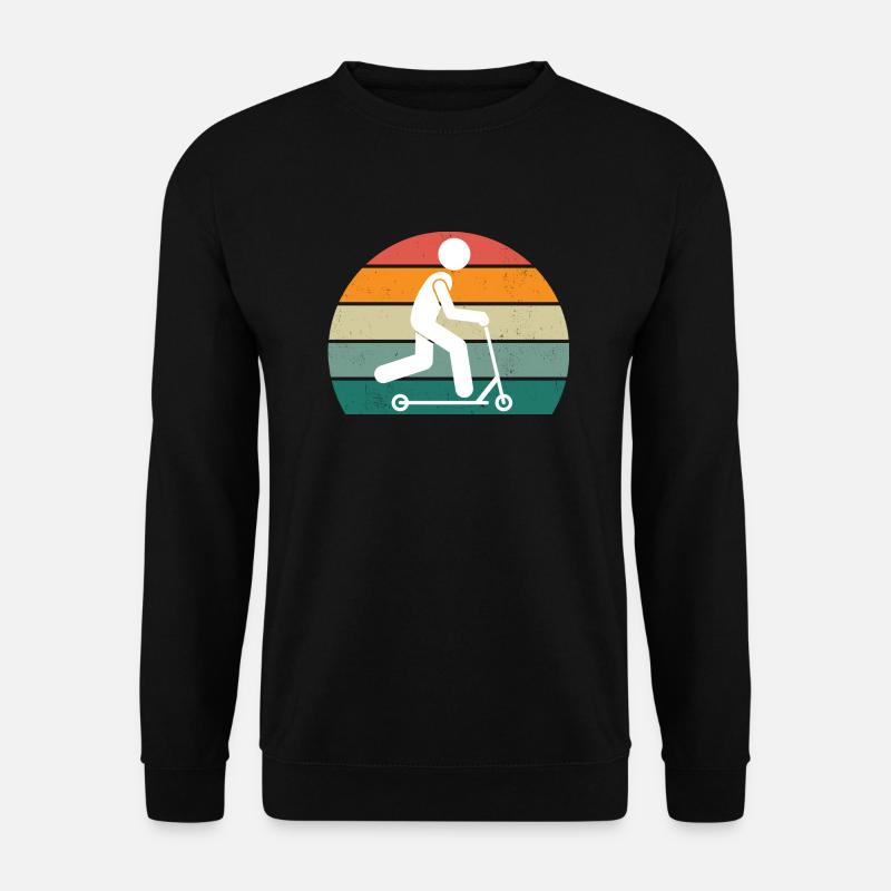 RetroScooter - Unisex Sweatshirt - black