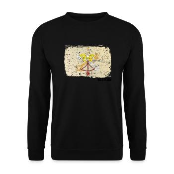 Drapeau Vatican Italie Symbole Emblème - Sweat-shirt Unisexe - noir - Devant - Alina (178cm) & Michal (187cm)
