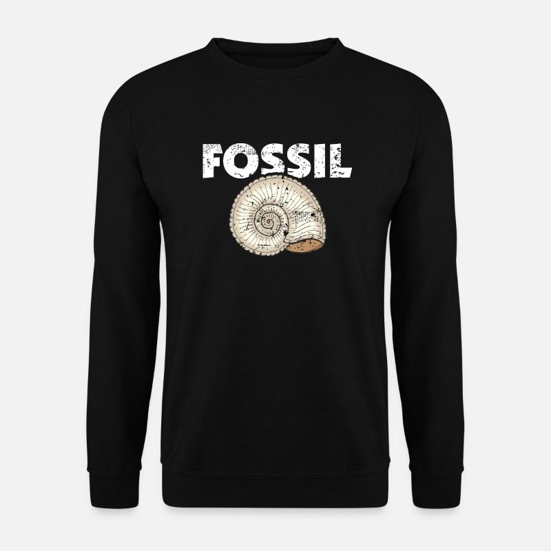 Fossil Urgestein Rarität alter Mann, alte Frau - Unisex Pullover - Schwarz