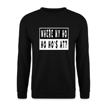 Funny Gym Dino Dinosaur Dork Computer Geek - Unisex Sweatshirt - black - Front - Alina (178cm) & Michal (187cm)