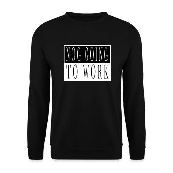 Dork Santa Geek Sayings awkward christmas present - Unisex Sweatshirt - black - Front - Alina (178cm) & Michal (187cm)