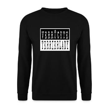 witzig schäferhund geschenk bday chihuahua - Unisex Pullover - Schwarz - Vorne - Alina (178cm) & Michal (187cm)