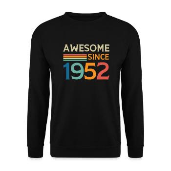 Awesome since 1952 - Sweat-shirt Unisexe - noir - Devant - Alina (178cm) & Michal (187cm)