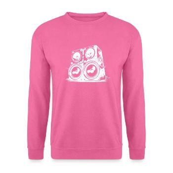 Music Boxing Symbol Bass - Unisex Sweatshirt - pink - Front