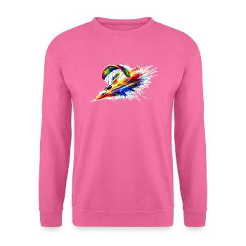 Paragleiter - Farbsplash - Unisex Pullover - Pink - Vorne