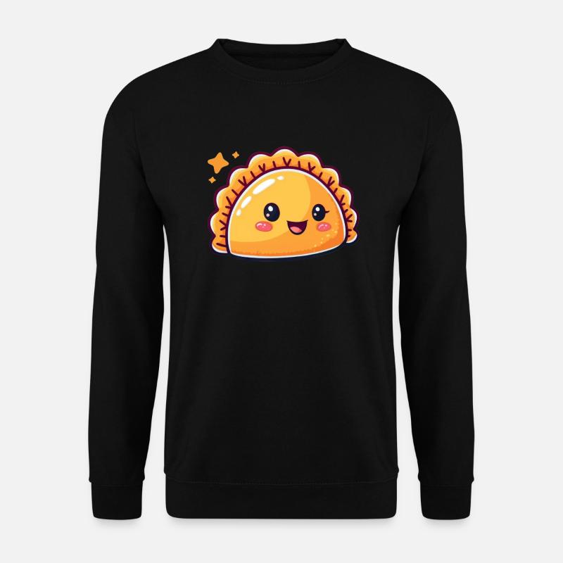Süßer Empanada Comic - Unisex Pullover - Schwarz