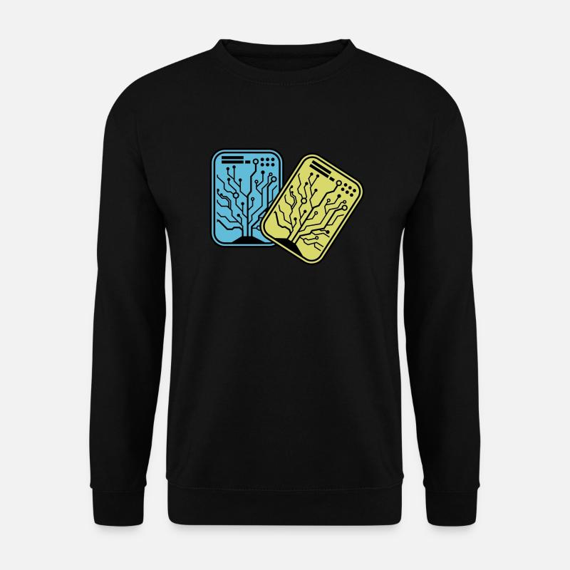 Micro Chip - Unisex Sweatshirt - black