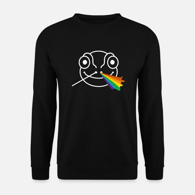 Chamäleon-Prisma - Unisex Pullover - Schwarz