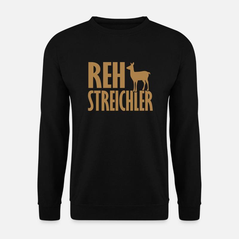Rehstreichler - Unisex Pullover - Schwarz