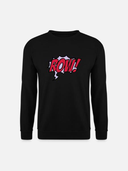 row - Unisex Sweatshirt - black