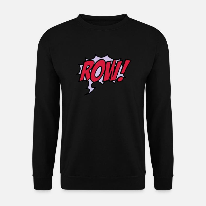 row - Sweat-shirt Unisexe - noir