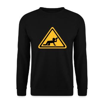 Alcohol - Unisex Sweatshirt - black - Front - Alina (178cm) & Michal (187cm)