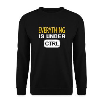 Programmer software developer - Unisex Sweatshirt - black - Front - Alina (178cm) & Michal (187cm)