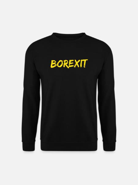 BOREXIT LOGO - Unisex Pullover - Schwarz