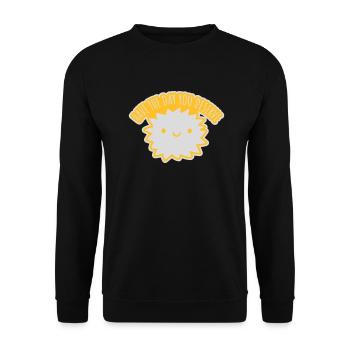the day you deserve - Unisex Sweatshirt - black - Front - Alina (178cm) & Michal (187cm)