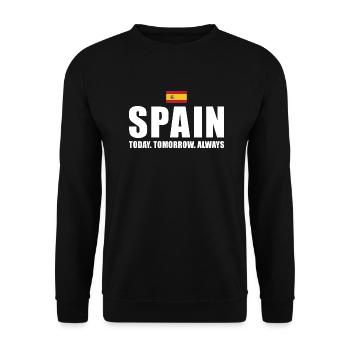 L’Espagne aujourd’hui Demain Toujours l’Espagne Rugby - Sweat-shirt Unisexe - noir - Devant - Alina (178cm) & Michal (187cm)