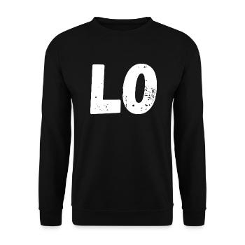 Liebe passendes T-Shirt Paar - Unisex Pullover - Schwarz - Vorne - Alina (178cm) & Michal (187cm)
