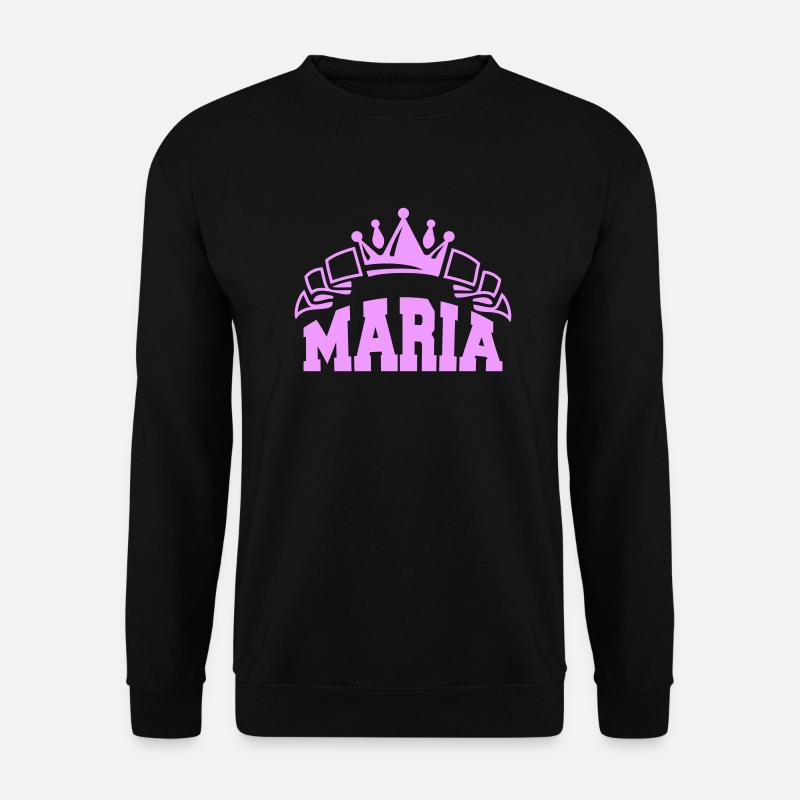 maria - Unisex Pullover - Schwarz