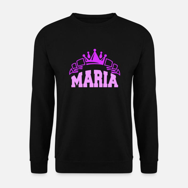 maria - Unisex Pullover - Schwarz