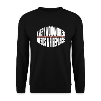 Forestry Carpenter Chemises pour bébés et tout-petits - Sweat-shirt Unisexe - noir - Devant - Alina (178cm) & Michal (187cm)