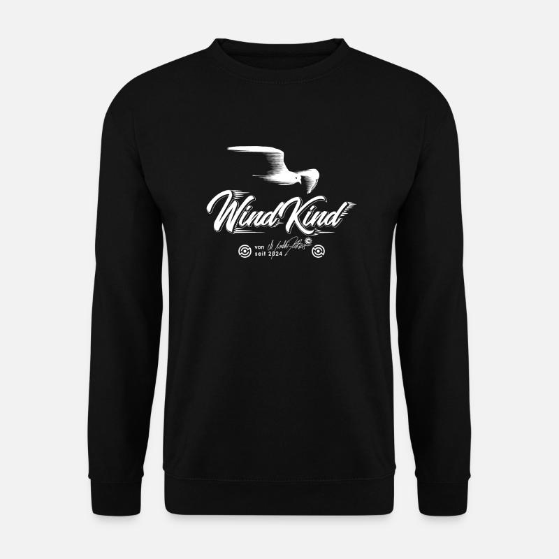 WindKind - Unisex Pullover - Schwarz
