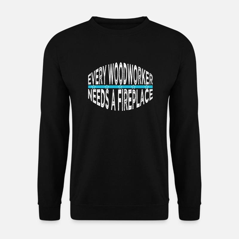 déclaration charpentier de construction - Sweat-shirt Unisexe - noir