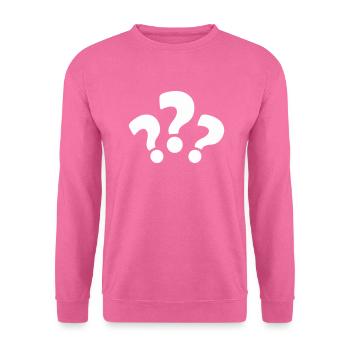 fragezeichen - Unisex Pullover - Pink - Vorne