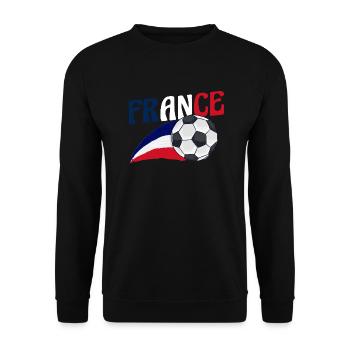 Franzosen Französisch Frankreich - Unisex Pullover - Schwarz - Vorne - Alina (178cm) & Michal (187cm)