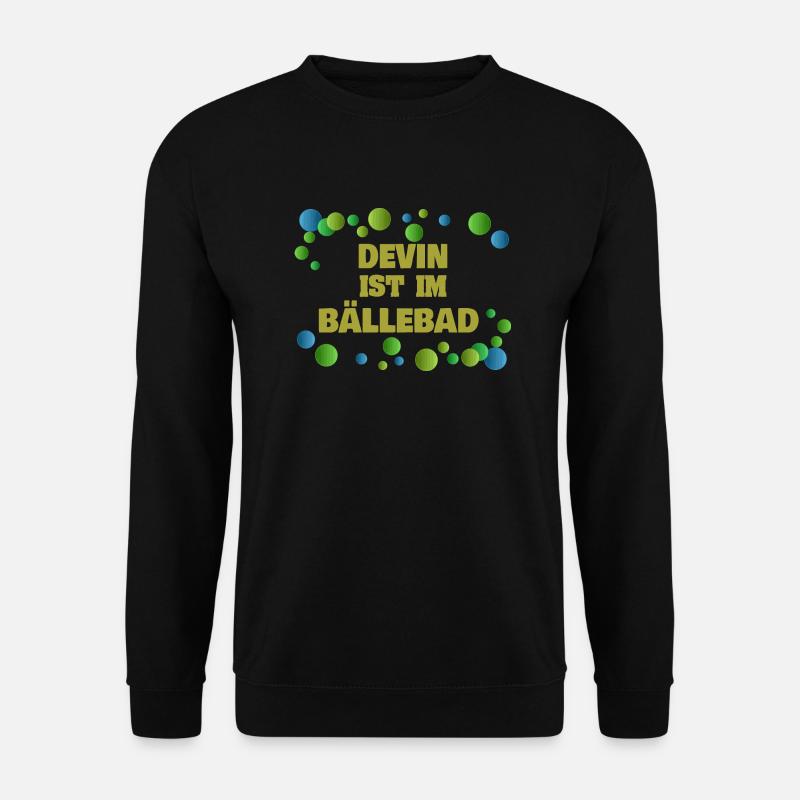 Devin - Unisex Pullover - Schwarz