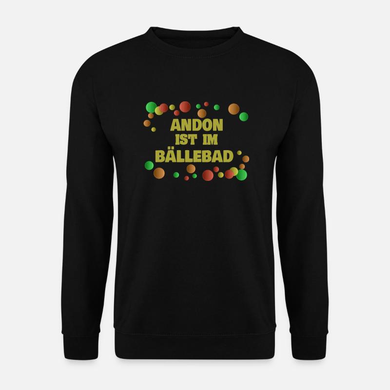 Bälle Andon - Unisex Pullover - Schwarz