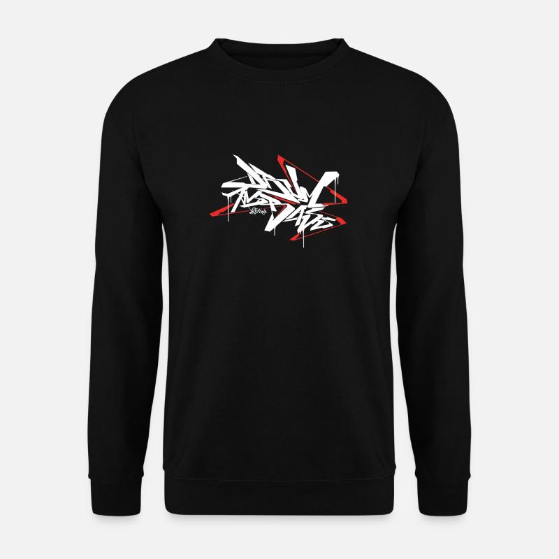 Drum and Bass Graffiti - Unisex Pullover - Schwarz