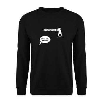 Bring out the gimp - Unisex Sweatshirt - black - Front - Alina (178cm) & Michal (187cm)