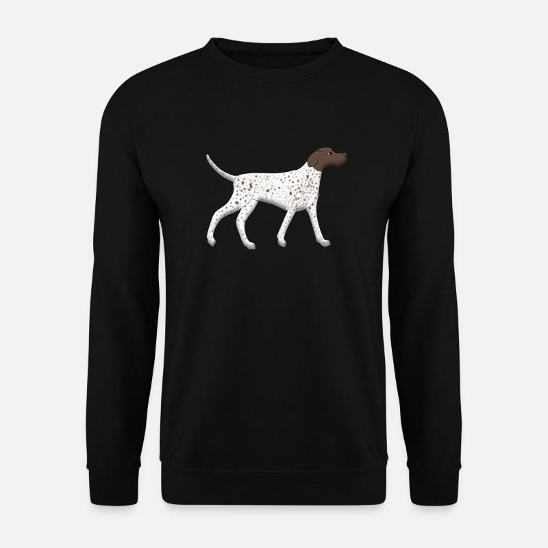 Pointer rennt - Unisex Pullover - Schwarz