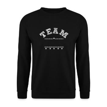 Membre de l'équipe VIP Crew Family Club Gift - Sweat-shirt Unisexe - noir - Devant - Alina (178cm) & Michal (187cm)