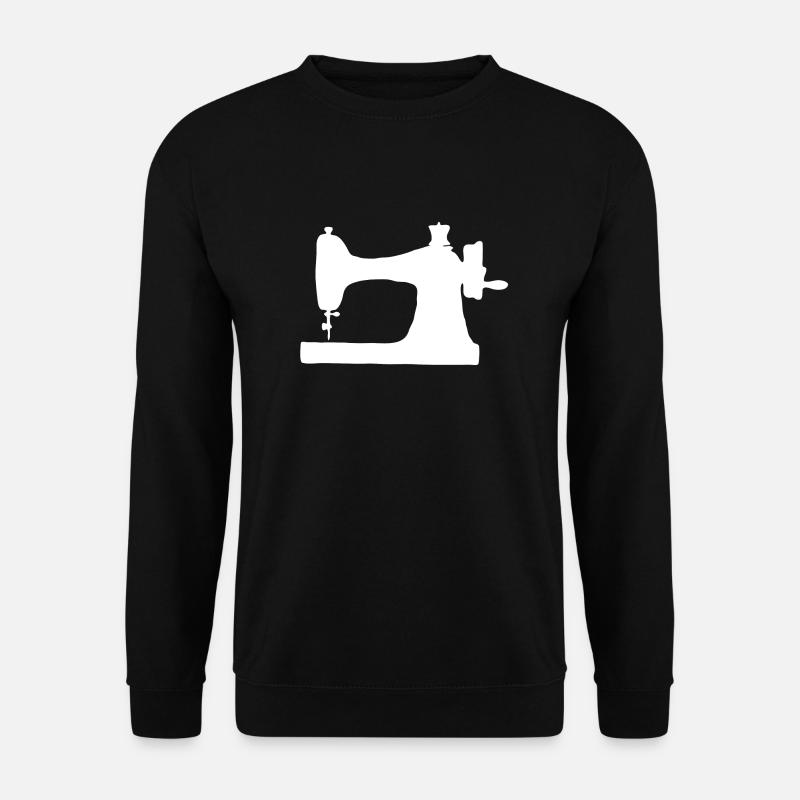 Nähmaschine - Unisex Pullover - Schwarz