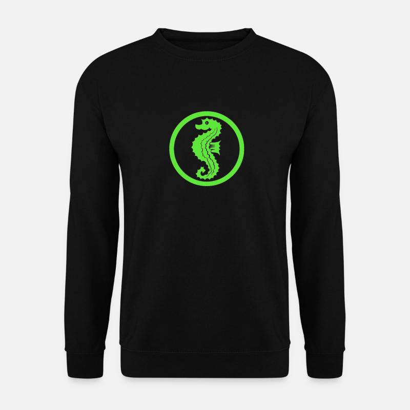 Seepferdchen - Unisex Pullover - Schwarz